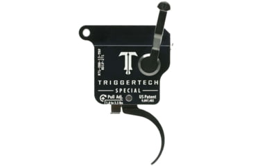 Image of Triggertech Remington 700 Left Hand Pro Curved Drop In Special Trigger w/ Bolt Release, 1-3.5lb Pull, Black, BLACK, REM 700, R7L-SBB-13-TBP