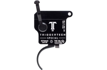 Image of Triggertech Remington Model 7 Special Curved Trigger, BLACK, REMINGTON MODEL 7, RM7-SBB-13-TBC