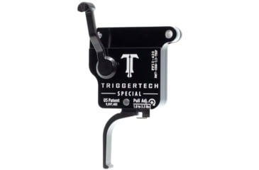 Image of Triggertech Remington Model 7 Special Flat Trigger, BLACK, REMINGTON MODEL 7, RM7-SBB-13-TBF