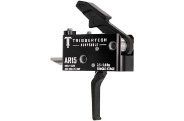 Image of Triggertech Single-Stage Adaptable Flat Trigger, Black/Black, AR0-SBB-25-NNF