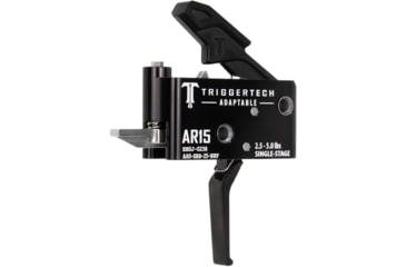 Image of Triggertech Single-Stage Adaptable Flat Trigger, Black/Black, AR0-SBB-25-NNF
