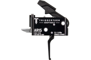 Image of Triggertech Single-Stage Adaptable Flat Trigger, Black/Black, AR0-SBB-25-NNF