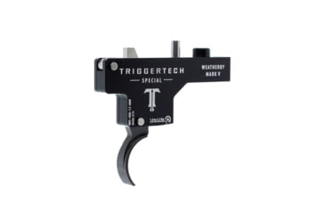 Image of Triggertech Weatherby Mark V Special Curved Trigger, 1 - 3.5 lb, Black, WM5-SBB-13-NBW
