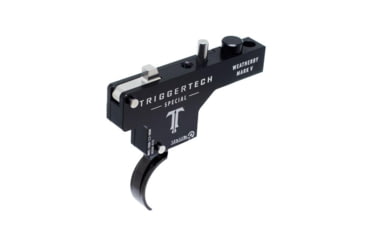Image of Triggertech Weatherby Mark V Special Curved Trigger, 1 - 3.5 lb, Black, WM5-SBB-13-NBW