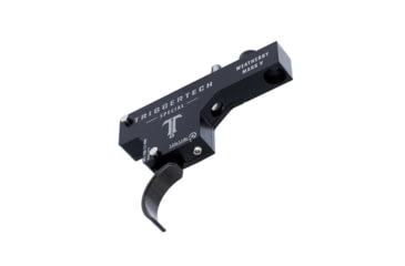 Image of Triggertech Weatherby Mark V Special Curved Trigger, 1 - 3.5 lb, Black, WM5-SBB-13-NBW