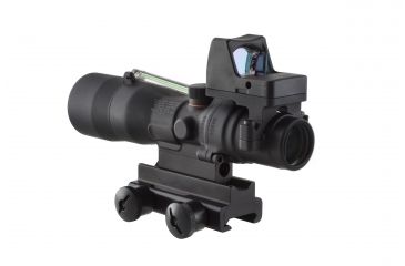Image of Trijicon ACOG 3x30 Rifle Scope with Dual Illuminated Green Horseshoe Reticle and 4 MOA RMR Sight