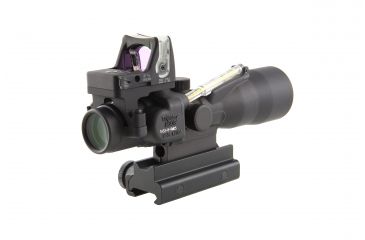 Image of Trijicon ACOG 3x30 Scope, Dual Illuminated Amber Chevron.223 Ballistic Reticle, 9.0 MOA RMR Sight &amp; TA60 Mount TA33-8-RM05