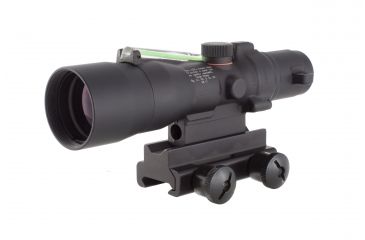Image of Trijicon ACOG 3x30 Scope, Dual Illuminated Green Chevron .308 Ballistic Reticle w/TA60 Mount, TA33G-9