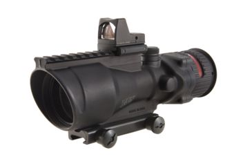 Image of Trijicon ACOG 6x48 Red Chevron .223 Reticle Rifle Scope w/Mount &amp; 8MOA RMR Sight, Open Box