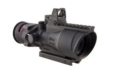 Image of Trijicon ACOG 6x48 Red Chevron .223 Reticle Rifle Scope w/Mount &amp; 8MOA RMR Sight, Open Box