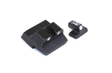 Image of Trijcion S&amp;W .45 Long Rear, 3 dot green front &amp; green long rear night sight set