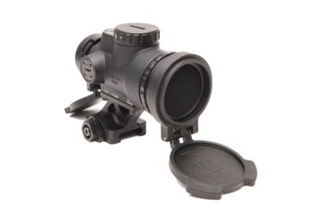 Image of Trijicon 1x25 MRO Patrol 2 MOA Adjustable Red Dot Sight w/ 1/3 Co-Witness Quick Release Mount AC32071, Black, 2200018