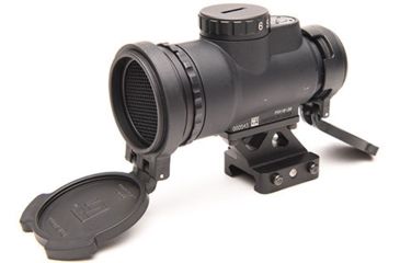 Image of Trijicon 1x25 MRO Patrol 2 MOA Adjustable Red Dot Sight w/ 1/3 Co-Witness Quick Release Mount AC32071, Black, 2200018