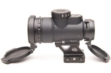 Image of Trijicon 1x25 MRO Patrol 2 MOA Adjustable Red Dot Sight w/ 1/3 Co-Witness Quick Release Mount AC32071, Black, 2200018