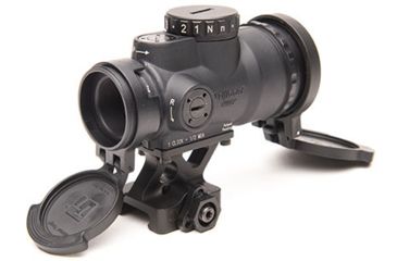 Image of Trijicon 1x25 MRO Patrol 2 MOA Adjustable Red Dot Sight w/ 1/3 Co-Witness Quick Release Mount AC32071, Black, 2200018