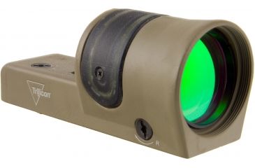 Image of Trijicon 1x42 Reflex Sight, CK-FDE, Amber 4.5 MOA Dot Reticle, Reflex Base without Mou, 800094