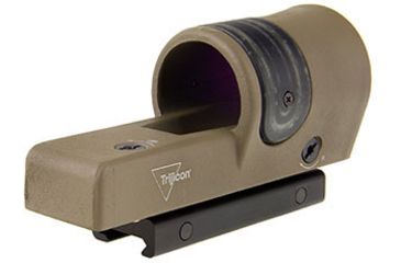 Image of Trijicon 1x42 Reflex Sight, CK-FDE, Amber 4.5 MOA Dot Reticle, ACOG Base with TA51 Fla, 800109