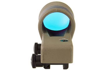 Image of Trijicon 1x42 Reflex Sight, CK-FDE, Amber 4.5 MOA Dot Reticle, ACOG Base with TA51 Fla, 800109