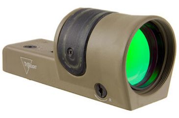 Image of Trijicon 1x42 Reflex Sight, CK-FDE, Amber 4.5 MOA Dot Reticle, Reflex Base without Mou, 800094