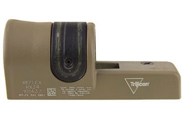 Image of Trijicon 1x42 Reflex Sight, CK-FDE, Amber 4.5 MOA Dot Reticle, Reflex Base without Mou, 800094