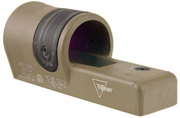 Image of Trijicon 1x42 Reflex Sight, CK-FDE, Amber 4.5 MOA Dot Reticle, Reflex Base without Mou, 800094