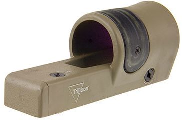 Image of Trijicon 1x42 Reflex Sight, CK-FDE, Amber 4.5 MOA Dot Reticle, Reflex Base without Mou, 800094