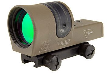 Image of Trijicon 1x42 Reflex Sight, CK-FDE, Amber 6.5 MOA Dot Reticle, ACOG Base with TA51 Fla, 800091