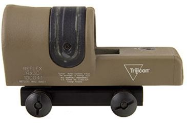 Image of Trijicon 1x42 Reflex Sight, CK-FDE, Amber 6.5 MOA Dot Reticle, ACOG Base with TA51 Fla, 800091