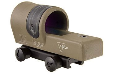 Image of Trijicon 1x42 Reflex Sight, CK-FDE, Amber 6.5 MOA Dot Reticle, ACOG Base with TA51 Fla, 800091