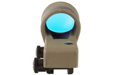 Image of Trijicon 1x42 Reflex Sight, CK-FDE, Amber 6.5 MOA Dot Reticle, ACOG Base with TA51 Fla, 800091
