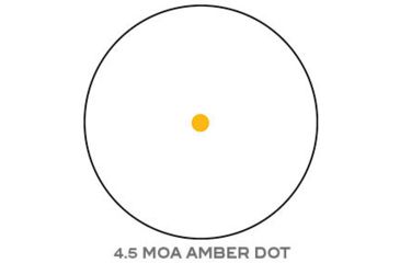 Image of Trijicon 1x42 Reflex Sight, CK-ODG, Amber 4.5 MOA Dot Reticle, Reflex Base without Mou, 800093