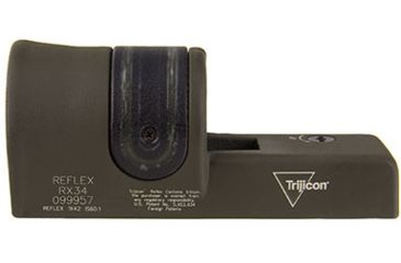 Image of Trijicon 1x42 Reflex Sight, CK-ODG, Amber 4.5 MOA Dot Reticle, Reflex Base without Mou, 800093
