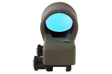 Image of Trijicon 1x42 Reflex Sight, CK-ODG, Amber 6.5 MOA Dot Reticle, ACOG Base with TA51 Fla, 800090