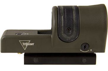 Image of Trijicon 1x42 Reflex Sight, CK-ODG, Amber 6.5 MOA Dot Reticle, ACOG Base with TA51 Fla, 800090