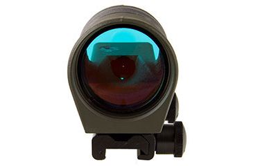 Image of Trijicon 1x42 Reflex Sight, CK-ODG, Amber 6.5 MOA Dot Reticle, ACOG Base with TA51 Fla, 800090