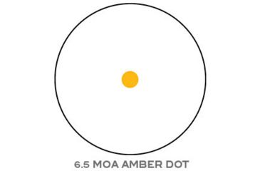 Image of Trijicon 1x42 Reflex Sight, CK-ODG, Amber 6.5 MOA Dot Reticle, Reflex Base without Mou, 800066