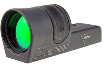 Image of Trijicon 1x42 Reflex Sight, CK-Sniper Gray, Amber 6.5 MOA Dot Reticle, ACOG Base with TA51 Fla, 800089