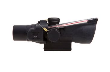 Image of Trijicon 2x20 Compact ACOG Rifle Scope,Dual Illuminated Red 6.9 MOA Dot Reticle w/ M16 Carry Handle Base and Mounting Screw 400152