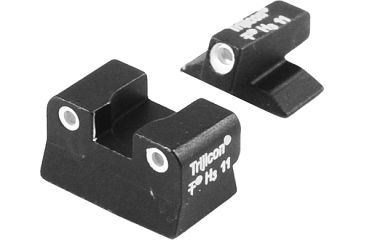 Image of Trijicon Bright &amp; Tough 3 Dot Green Front &amp; Yellow Rear Night Sight Set - Beretta Vertec