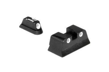 Image of Trijicon Bright &amp; Tough 3 Dot Green Front/Orange Rear Night Sight Set - CZ75 &amp; CZ99 w/Dovetail Front