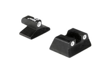 Image of Trijicon Bright &amp; Tough 3 Dot Night Sight Set, Green Front &amp; Yellow Short Rear - H&amp;K P7