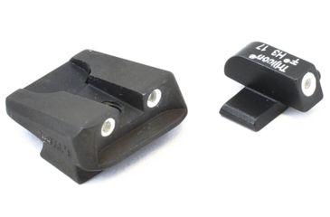 Image of Trijicon Bright &amp; Tough 3 Dot Night Sight Set, Green Front, Green Novak Rear - SIG All Models Except P229 - SG05