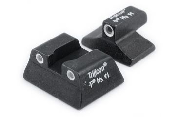 Image of Trijicon Bright &amp; Tough 3 Dot Night Sight Set, Green Front &amp; Green Short Rear - H&amp;K P7