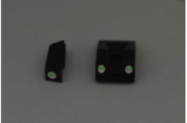 Image of EDEMO Trijicon Bright &amp; Tough 3 Dot Night Sight Set, Green Front &amp; Rear - Taurus PT111/132/138/140/145, EDEMO1