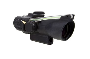 Image of Trijicon 3x24 XB Compact ACOG Crossbow Scope, Dual Illuminated Green Chevron 300-340fps Bolt Drop Reticlew/M16 Carry Handle Base 400143