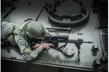 Image of Trijicon ACOG TA33 3x30mm Rifle Scope, Black, Amber Crosshair .308 / 168 Grain Reticle, MOA Adjustment, 400122