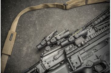 Image of Trijicon ACOG TA33 3x30mm Rifle Scope, Black, Amber Crosshair .308 / 168 Grain Reticle, MOA Adjustment, 400122