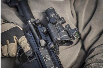 Image of Trijicon ACOG TA33 3x30mm Rifle Scope, Black, Amber Crosshair .308 / 168 Grain Reticle, MOA Adjustment, 400122