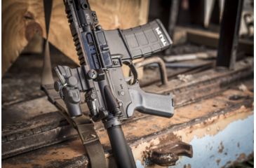 Image of Trijicon ACOG TA33 3x30mm Rifle Scope, Black, Amber Crosshair .308 / 168 Grain Reticle, MOA Adjustment, 400122