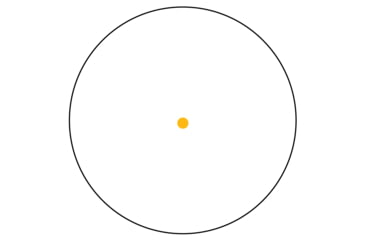 Image of Trijicon 42mm Reflex Amber 4.5 MOA Dot Reticle Sight, Black w/ Flattop Mount, Open Box, Dealer Demo RX34-14